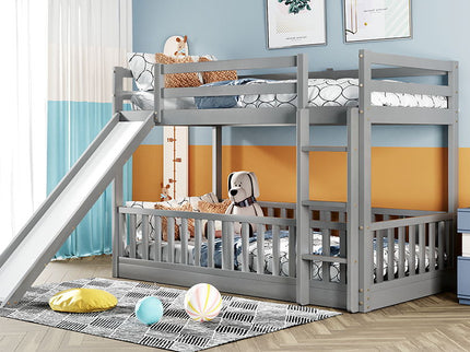 Functional Bunk Bed & Convertible Ladder And Slide