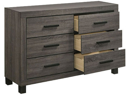 1 Piece Dresser Bar Handle Bedroom Furniture - Gray