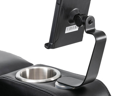 Premium Power Recliner & Storage Arms, Cupholders, Swivel Tray Table And Cell Phone Stand - Black