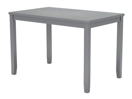 5 Pieces Modern Dining Set, Rectangular Wooden Dining Table With 4 Upholstered Chairs