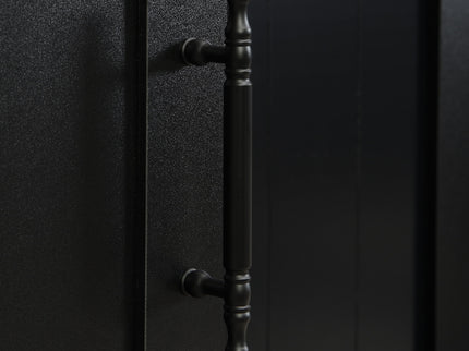 Tall Hall Tree With Shoe Storage, 4 In 1 Entryway Bench With 6 Cabinets, 4 Coat Hooks & Adjustable Shelf For Hallway - Black