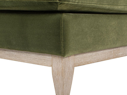 Pasadena - Modern Farmhouse Chaise Lounge Chair - Olive Green