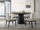 Black / 5 Pc. Table, 4 Chairs