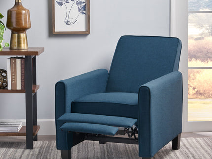 Upholstered Push Back Recliner Chair For Living Room