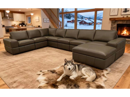 Large Square Arms Modular Sectional
