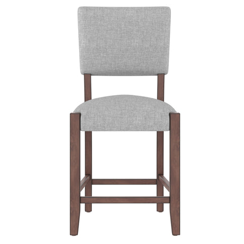 5 Piece Counter Height Dining Set With 4 Upholstered Chairs