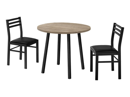 3 Pieces Dining Table Set, Small, Drop Leaf, Contemporary & Modern