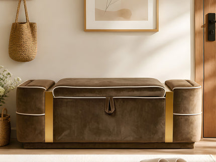 Storage Bench Upholstered Ottoman Bed End Bench With Lift Top Storage