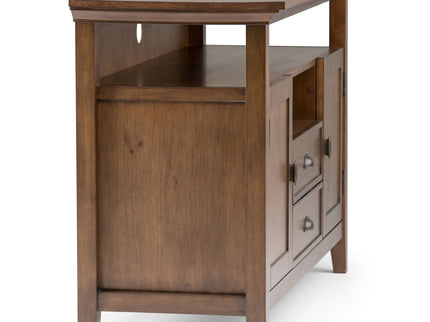 Redmond - Tall TV Media Stand - Rustic Natural Aged Brown