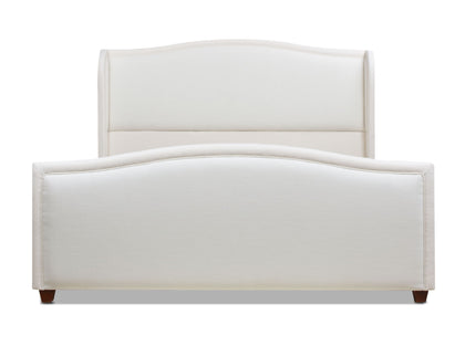 Carmen - Upholstered Wingback Panel Bed Frame