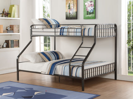 Caius - Twin Long Queen Bunk Bed - Gun