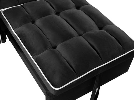 Convertible Sleeper Chair Sofa Bed Adjustable Pull Out Sleeper Chair Bed Multi-Pockets Folding Sofa Bed For Living Room Bedroom Small Space, 3 In 1 Sofa Bed