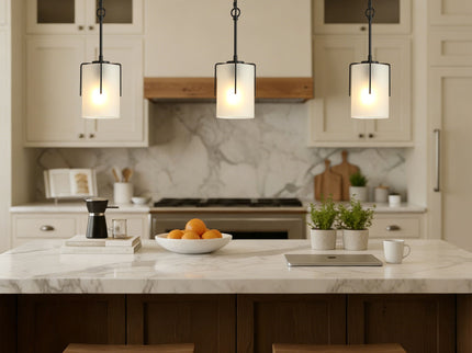 Adjustable Cylindrical Pendant Light