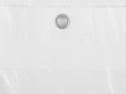 10 X 20 Ft Carport Canopy Cover Replacement Heavy Duty Waterproof Fabric With 36 Bungee Cords UV & Tear Resistant (Cover Only) - White