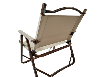 Comfy Foldable And Portable Chair With Armrests, Indoor And Outdoor (Set of 4) - Brown