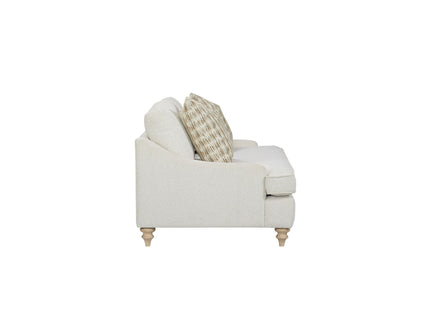 Loveseat Reversable Cushion With 2 Pillows - Off White