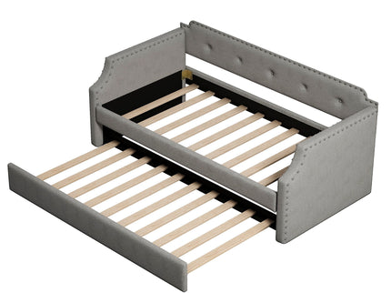 Upholstered Daybed With Trundle