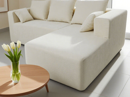 Modular Corner Sofa With Soft Fabric