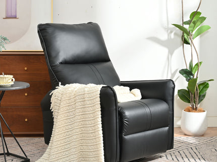 360° Modern Small Rocking Swivel Recliner Chair With Side Pocket