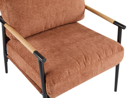 Modern Accent Chair With Cushions, Cozy Seating