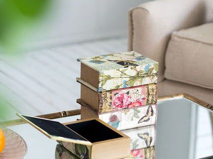 Book Boxes (Set of 4) - Multi