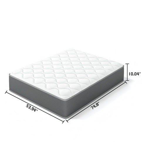 10" Hybrid Mattress With Individual Pocket Coils And Memory Foam