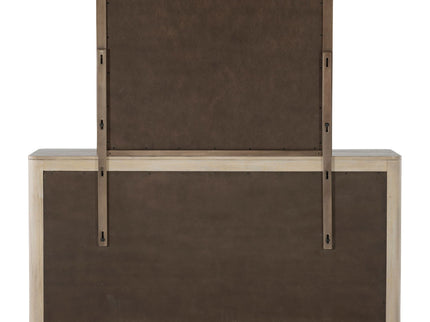 Flores - 9 Drawer Dresser With Mirror - Mango Color