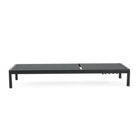 Outdoor Patio Chaise Lounge With 5 Reclining Positions