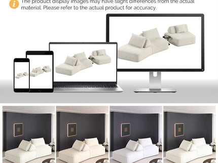 Modern Luxury Oversized Modular Sectional Sofa Set