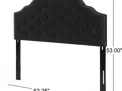Charismatic - Size Headboard With Button Tufting And Nailhead Trim