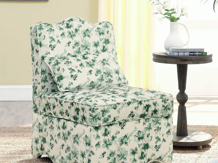 Stylish Flannel Dining Chair With Soft Cushion And Backrest