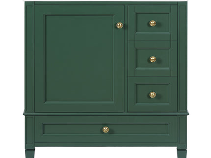 Bathroom Vanity With Sink, 3 Drawer Storage Cabinet