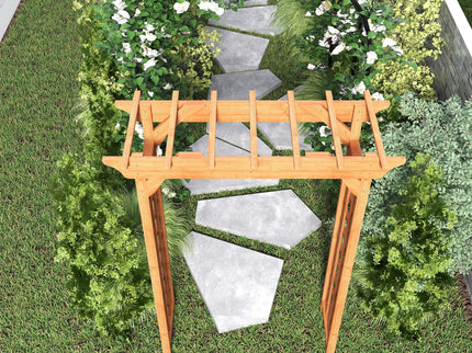 Arbor, Wedding Arch For Ceremony, Trellis For Plant Climbing, Christmas Decor Pergola For Garden Backyard - Yellow