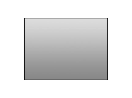 Framed Wall Mirror For Bathroom - Black