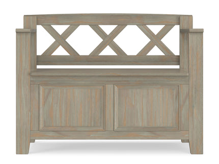 Amherst - Small Transitional Entryway Storage Bench