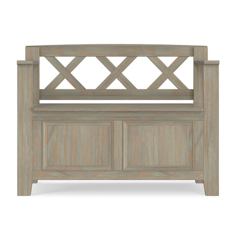 Amherst - Small Transitional Entryway Storage Bench