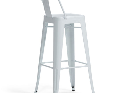 Rayne - Curved Back Metal Stool (Set of 2)