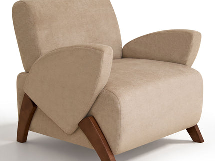 Lounge Accent Chair For Living Room - Beige Coffee