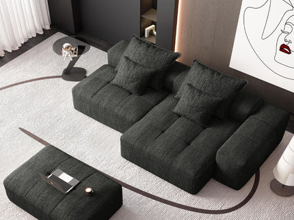 Modern Oversized Diy Combination Modular Sectional Sofa With Pillows