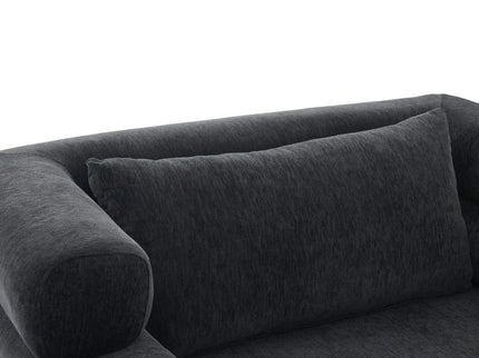 Oversized Chaise Lounge Sofa Bed With Deep Seat And Layered Armrests