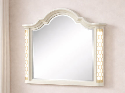 Jasmine - Mirror With Side LED Lightning (Includes Only Mirror) - Beige