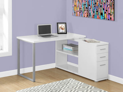 Computer Desk, Home Office, Corner, Left, Right Set - Up, Storage Drawers, L Shape, Laptop, And Contemporary & Modern