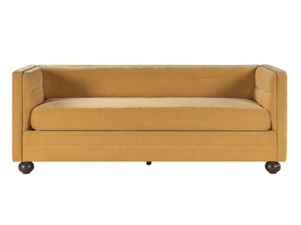 3 Seater Sofa Upholstery With Square Arms, Living Room Couch