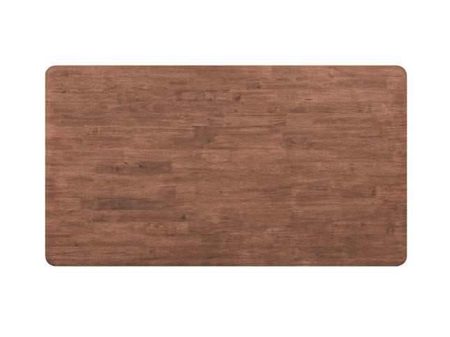 Ginny - 5 Piece With Side Chairs Dining Room Set - Walnut
