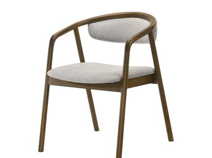 Delina - Side Chair - Gray / Walnut
