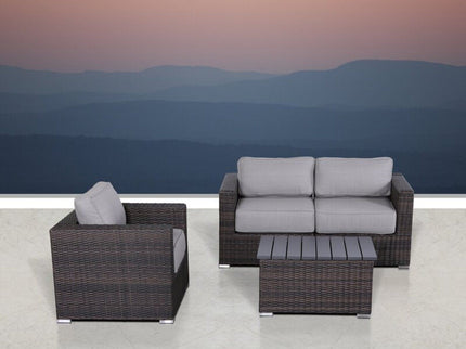 Stylish Sofa Seating Group With Cushions Perfect For Outdoor Gatherings
