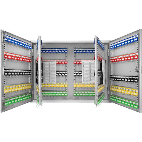 400 Keys Adjustable Key Lock Box With Digital Lock - Gray