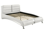 White / 4 Pc. Bed, Nightstand, Dresser, LED Mirror / Queen