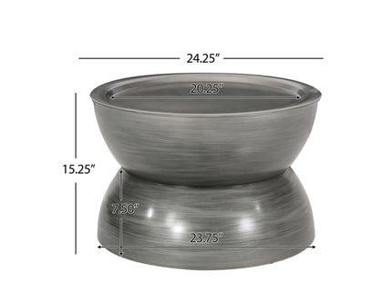 Sparling - Modern Iron Hourglass Coffee Table