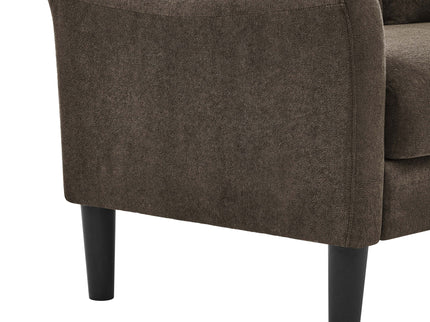 Tufted Loveseat - Dark Brown